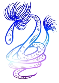 Новогодняя открытка дракон материал цветная иллюстрация 12