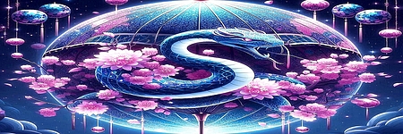 新年贺卡蛇 2025年 图像资料 原创 SNS 封面 06